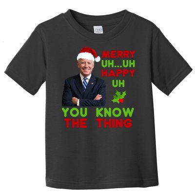 Funny Joe Biden Christmas Toddler T-Shirt