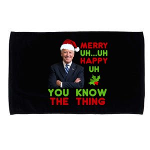 Funny Joe Biden Christmas Microfiber Hand Towel