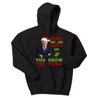 Funny Joe Biden Christmas Kids Hoodie