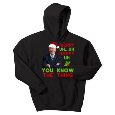 Funny Joe Biden Christmas Kids Hoodie