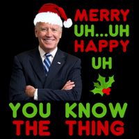 Funny Joe Biden Christmas Wool Snapback Cap