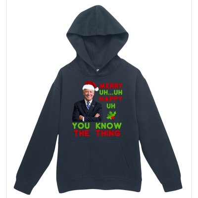 Funny Joe Biden Christmas Urban Pullover Hoodie