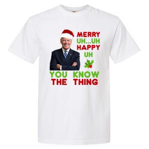 Funny Joe Biden Christmas Garment-Dyed Heavyweight T-Shirt