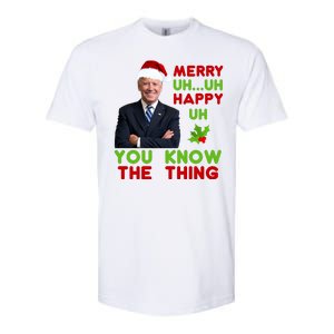 Funny Joe Biden Christmas Softstyle CVC T-Shirt