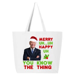 Funny Joe Biden Christmas 25L Jumbo Tote