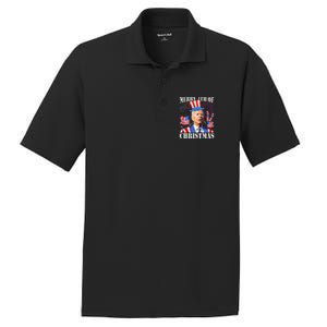 Funny Joe Biden Merry 4th Of Christmas 4th Of July Firework PosiCharge RacerMesh Polo