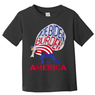 Funny Joe Biden Burden Vote Trump 2024 Pro Election Choice Toddler T-Shirt