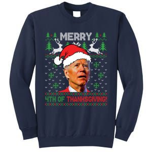 Funny Joe Biden Merry Thanksgiving Ugly Christmas Sweater Sweatshirt