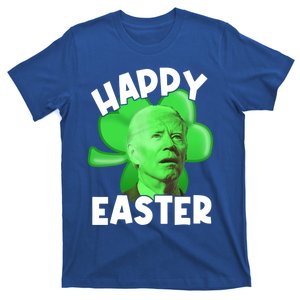 Funny Joe Biden Clover St Patricks Day Happy Easter Confused Gift T-Shirt