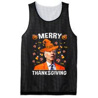 Funny Joe Biden Happy Halloween Merry Thanksgiving Mesh Reversible Basketball Jersey Tank
