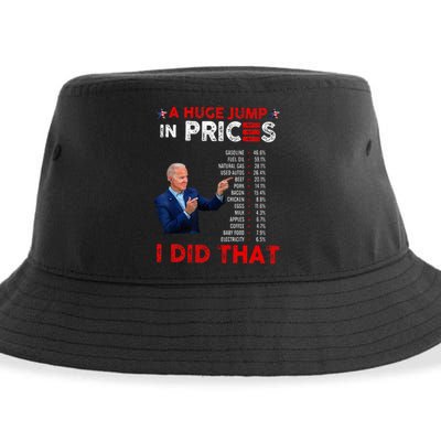 Funny Joe Biden Us Crisis I Did That Anti Biden Liberals Sustainable Bucket Hat