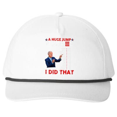 Funny Joe Biden Us Crisis I Did That Anti Biden Liberals Snapback Five-Panel Rope Hat