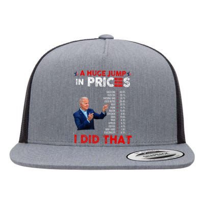 Funny Joe Biden Us Crisis I Did That Anti Biden Liberals Flat Bill Trucker Hat