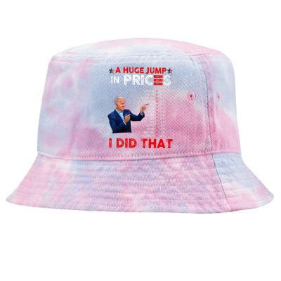 Funny Joe Biden Us Crisis I Did That Anti Biden Liberals Tie-Dyed Bucket Hat