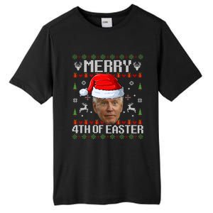 Funny Joe Biden Happy 4th Of Easter Ugly Christmas Gift Tall Fusion ChromaSoft Performance T-Shirt