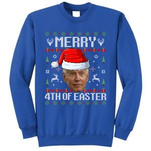 Funny Joe Biden Happy 4th Of Easter Ugly Christmas Gift Sweatshirt