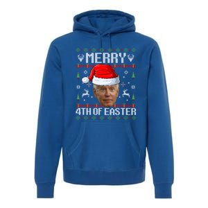 Funny Joe Biden Happy 4th Of Easter Ugly Christmas Gift Premium Hoodie