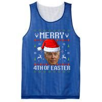 Funny Joe Biden Happy 4th Of Easter Ugly Christmas Gift Mesh Reversible Basketball Jersey Tank