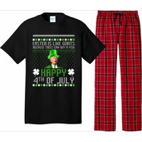 Funny Joe Biden Happy 4th Of July Confused St Patricks Day Pajama Set