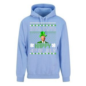 Funny Joe Biden Happy 4th Of July Confused St Patricks Day Unisex Surf Hoodie