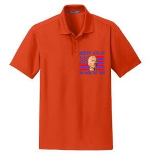 Funny Joe Biden Happy 4th Of July Great Gift Dry Zone Grid Polo