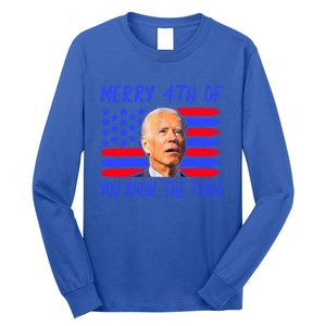 Funny Joe Biden Happy 4th Of July Great Gift Long Sleeve Shirt