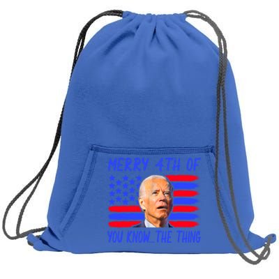 Funny Joe Biden Happy 4th Of July Great Gift Sweatshirt Cinch Pack Bag