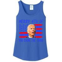 Funny Joe Biden Happy 4th Of July Great Gift Ladies Essential Tank