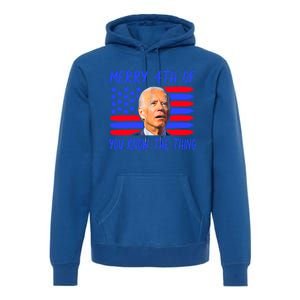 Funny Joe Biden Happy 4th Of July Great Gift Premium Hoodie