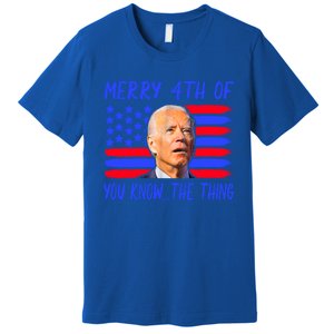 Funny Joe Biden Happy 4th Of July Great Gift Premium T-Shirt