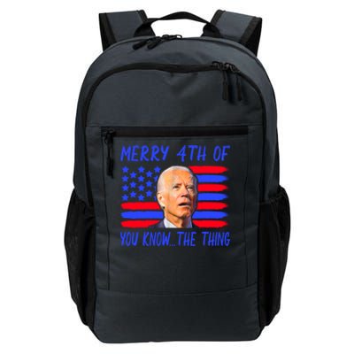 Funny Joe Biden Happy 4th Of July Great Gift Daily Commute Backpack