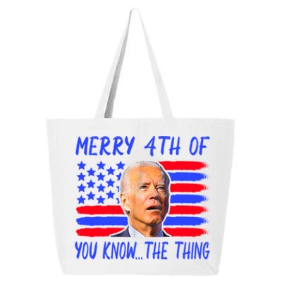 Funny Joe Biden Happy 4th Of July Great Gift 25L Jumbo Tote