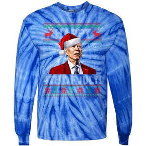 Funny Joe Biden Happy 4th Of July Ugly Christmas Meaningful Gift Tie-Dye Long Sleeve Shirt