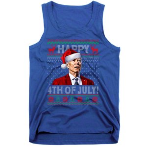 Funny Joe Biden Happy 4th Of July Ugly Christmas Meaningful Gift Tank Top