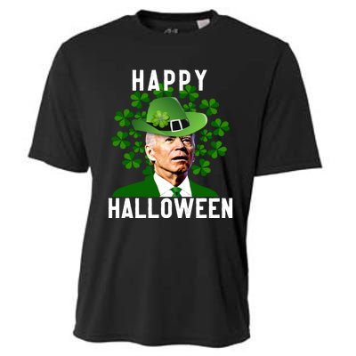 Funny Joe Biden St Patricks Day Confused Halloween Biden Cooling Performance Crew T-Shirt