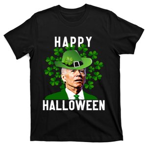 Funny Joe Biden St Patricks Day Confused Halloween Biden T-Shirt