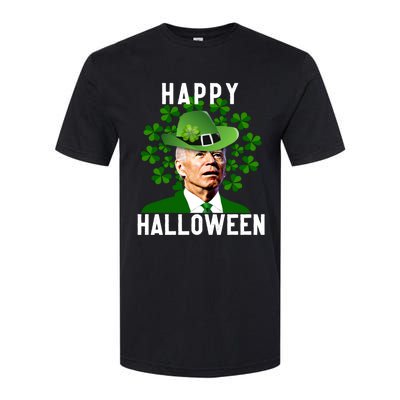 Funny Joe Biden St Patricks Day Confused Halloween Biden Softstyle CVC T-Shirt