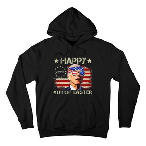 Funny Joe Biden 4th Of July Happy 4th Of Easter Us Flag Hoodie