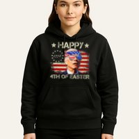 Funny Joe Biden 4th Of July Happy 4th Of Easter Us Flag Hoodie
