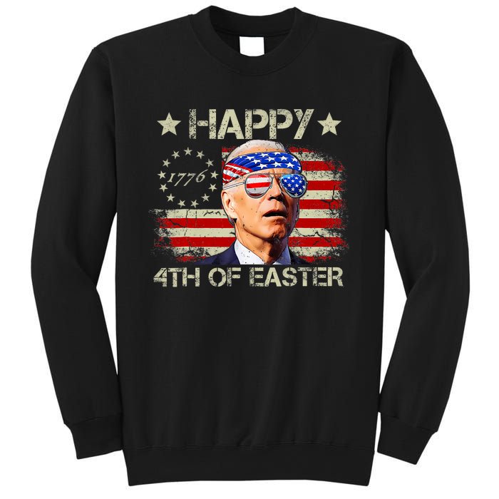 Funny Joe Biden 4th Of July Happy 4th Of Easter Us Flag Sweatshirt