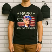 Funny Joe Biden 4th Of July Happy 4th Of Easter Us Flag T-Shirt