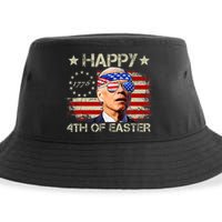 Funny Joe Biden 4th Of July Happy 4th Of Easter Us Flag Sustainable Bucket Hat