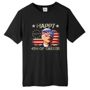 Funny Joe Biden 4th Of July Happy 4th Of Easter Us Flag Tall Fusion ChromaSoft Performance T-Shirt