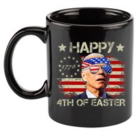 Funny Joe Biden 4th Of July Happy 4th Of Easter Us Flag 11oz C Handle Ceramic Mug