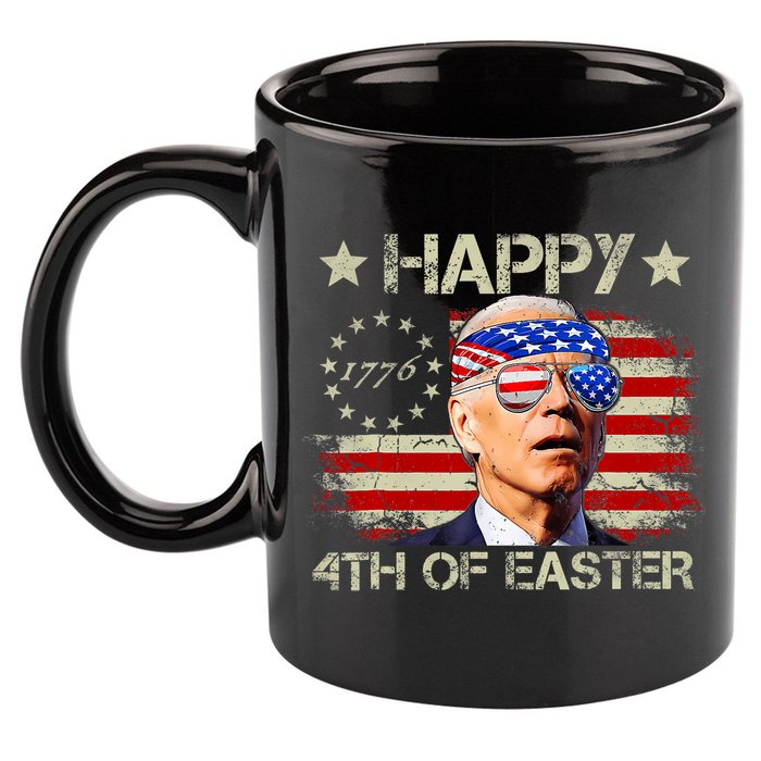 Funny Joe Biden 4th Of July Happy 4th Of Easter Us Flag 11oz C Handle Ceramic Mug