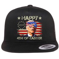 Funny Joe Biden 4th Of July Happy 4th Of Easter Us Flag Flatbill Hat