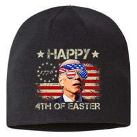 Funny Joe Biden 4th Of July Happy 4th Of Easter Us Flag Sustainable Beanie