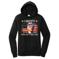 Funny Joe Biden 4th Of July Happy 4th Of Easter Us Flag Women's Pullover Hoodie
