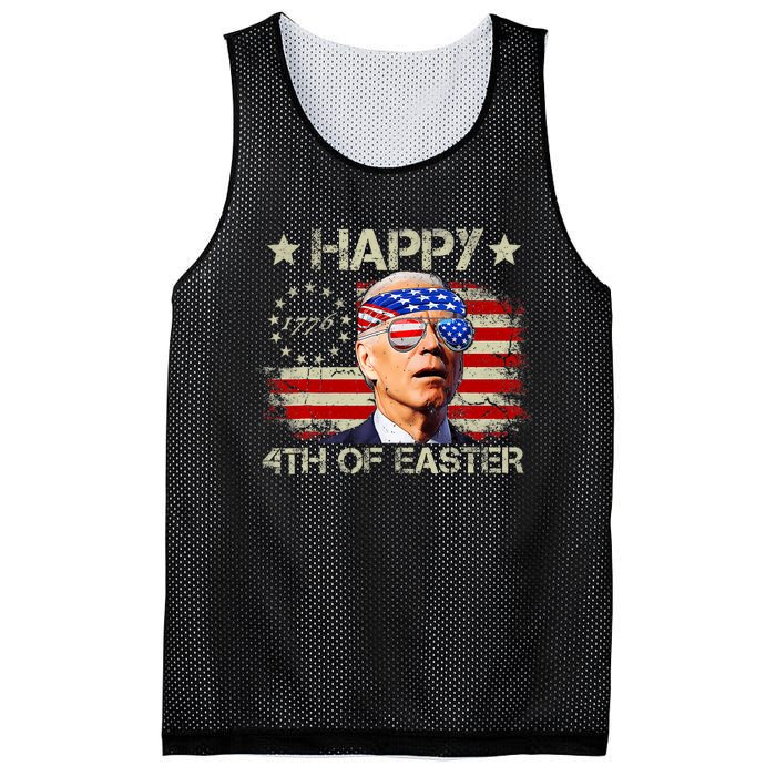 Funny Joe Biden 4th Of July Happy 4th Of Easter Us Flag Mesh Reversible Basketball Jersey Tank