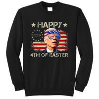 Funny Joe Biden 4th Of July Happy 4th Of Easter Us Flag Tall Sweatshirt